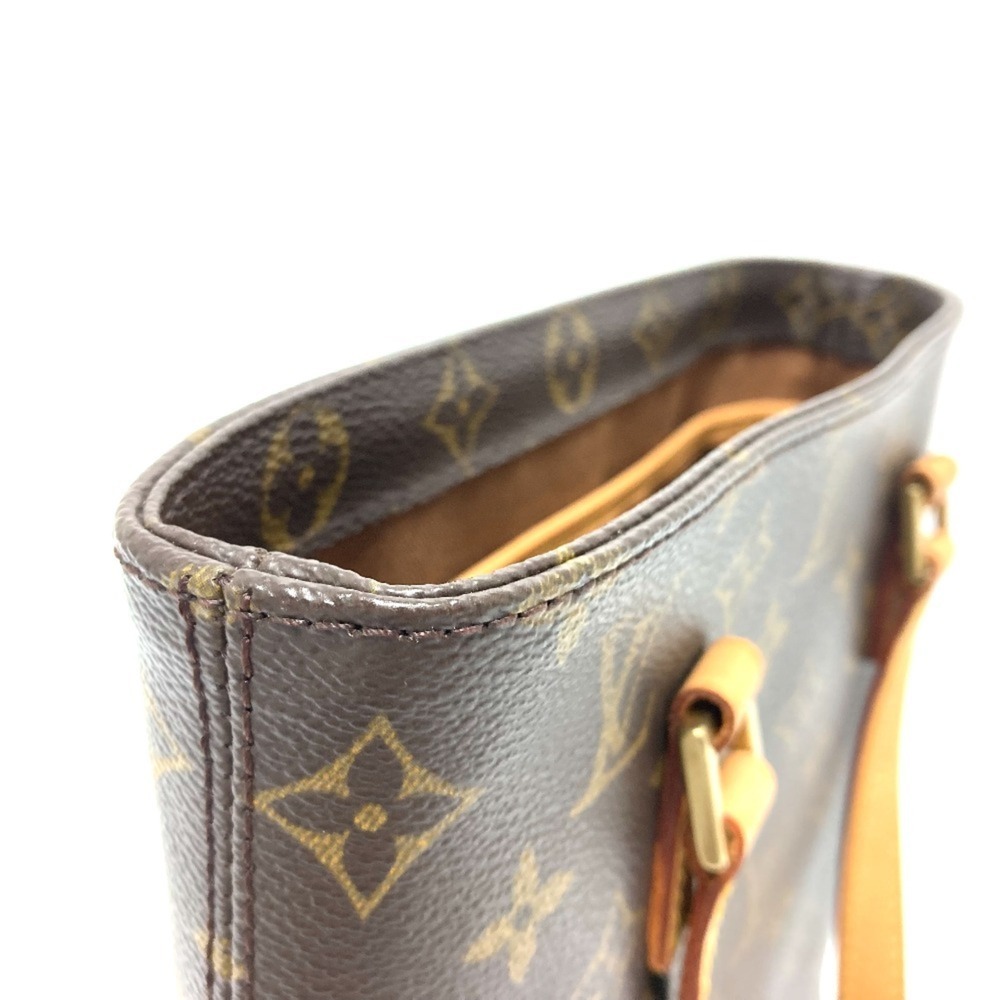 LOUIS VUITTON Authentic Brown Monogram Canvas Tote Bag - Picture 6 of 12